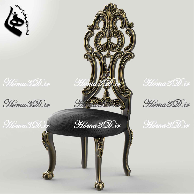 صندلی چپندر بلند کینگ-صندلی پشت بلند چپندر میزبان مدل کینگ – تمام منبت لوکس، همیشه در مد