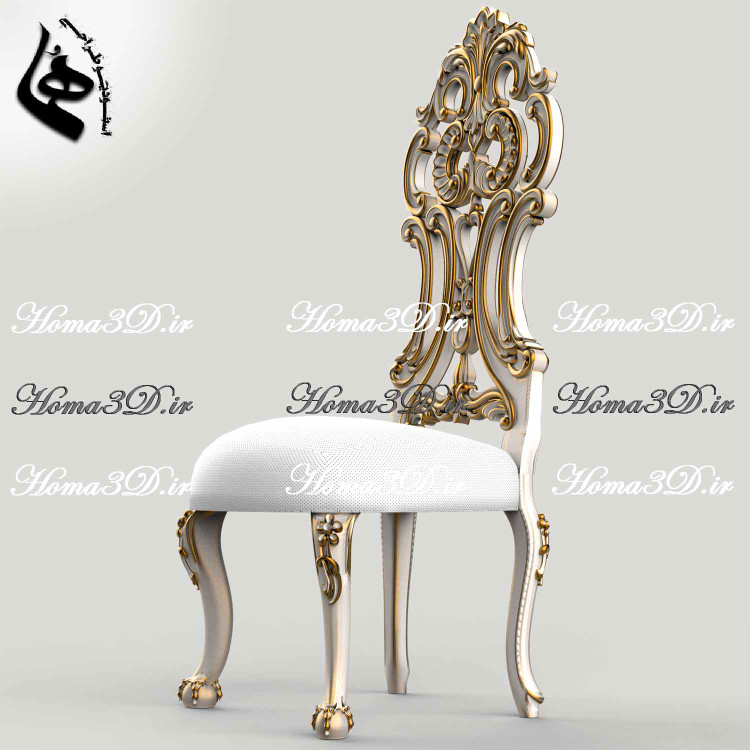 صندلی چپندر بلند کینگ-صندلی پشت بلند چپندر میزبان مدل کینگ – تمام منبت لوکس، همیشه در مد