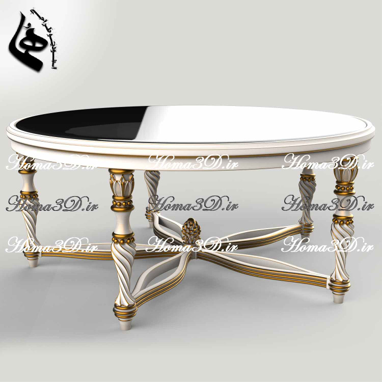 میزجلومبلی گرد کینگ-میز جلو مبلی گرد کینگ – زیبا، کمچوب، خاص و همیشه پرفروش