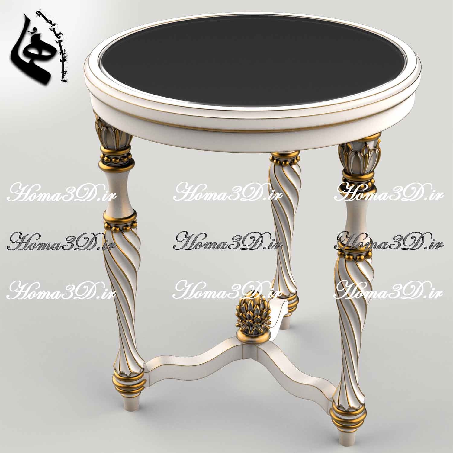 میزعسلی گرد کینگ-میزعسلی کینگ با طراحی گرد زیبا و دلنشین – مناسب همه سبک‌ و سلیقه‌ها