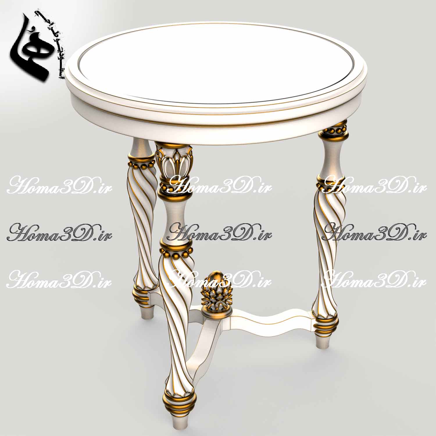میزعسلی گرد کینگ-میزعسلی کینگ با طراحی گرد زیبا و دلنشین – مناسب همه سبک‌ و سلیقه‌ها