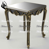 میزعسلی منبتی کم چوب-میزعسلی کمچوب مستطیلی زیبا با منبت ظریف