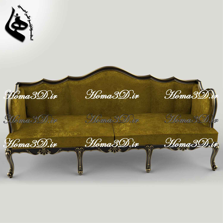 کاناپه منبتی کم چوب-کاناپه جدید کمچوب با اصالت و خاص