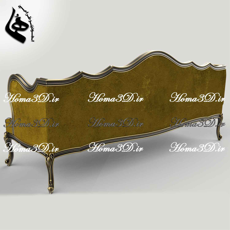 کاناپه منبتی کم چوب-کاناپه جدید کمچوب با اصالت و خاص