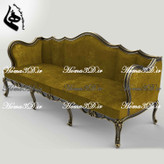 کاناپه منبتی کم چوب-کاناپه جدید کمچوب با اصالت و خاص