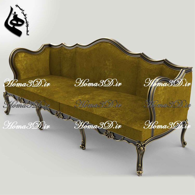 کاناپه منبتی کم چوب-کاناپه جدید کمچوب با اصالت و خاص