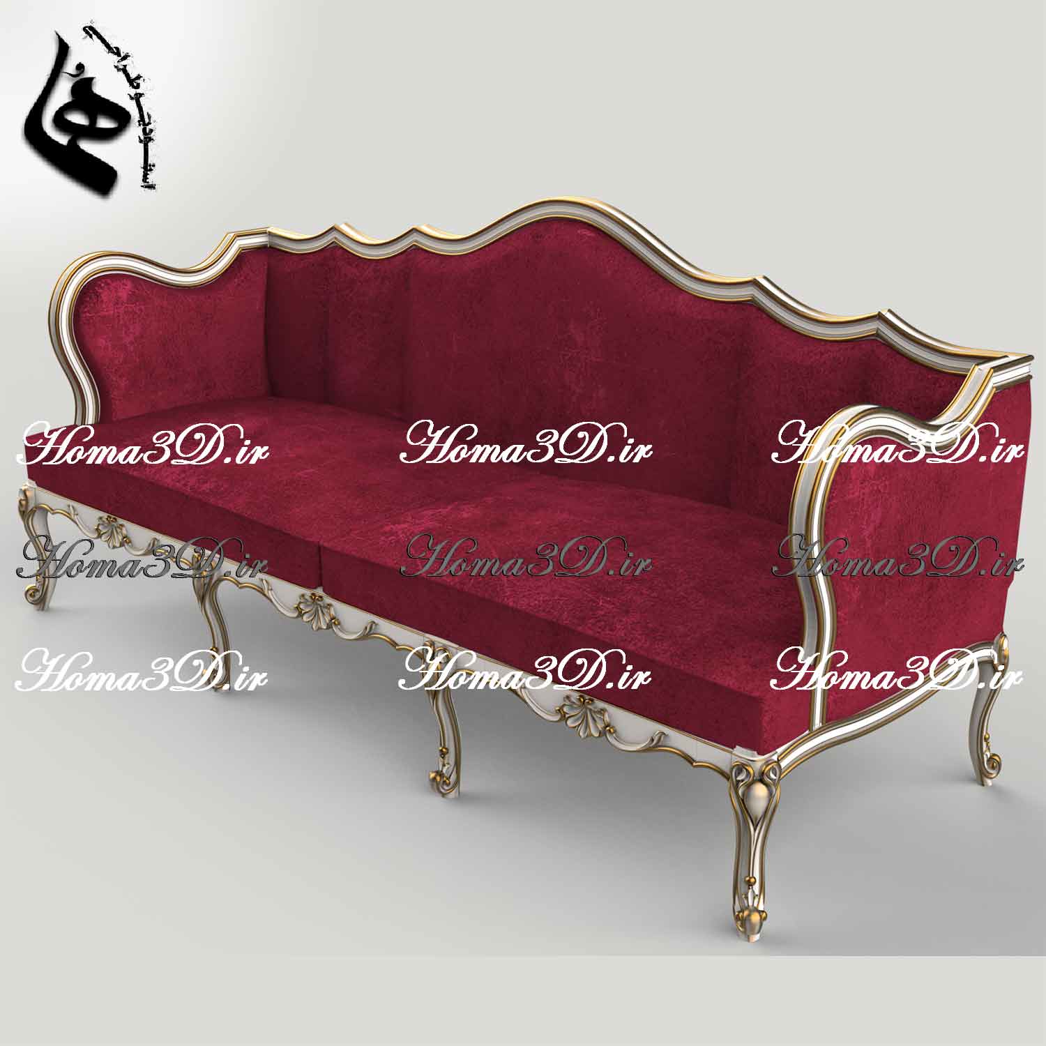 کاناپه منبتی کم چوب-کاناپه جدید کمچوب با اصالت و خاص