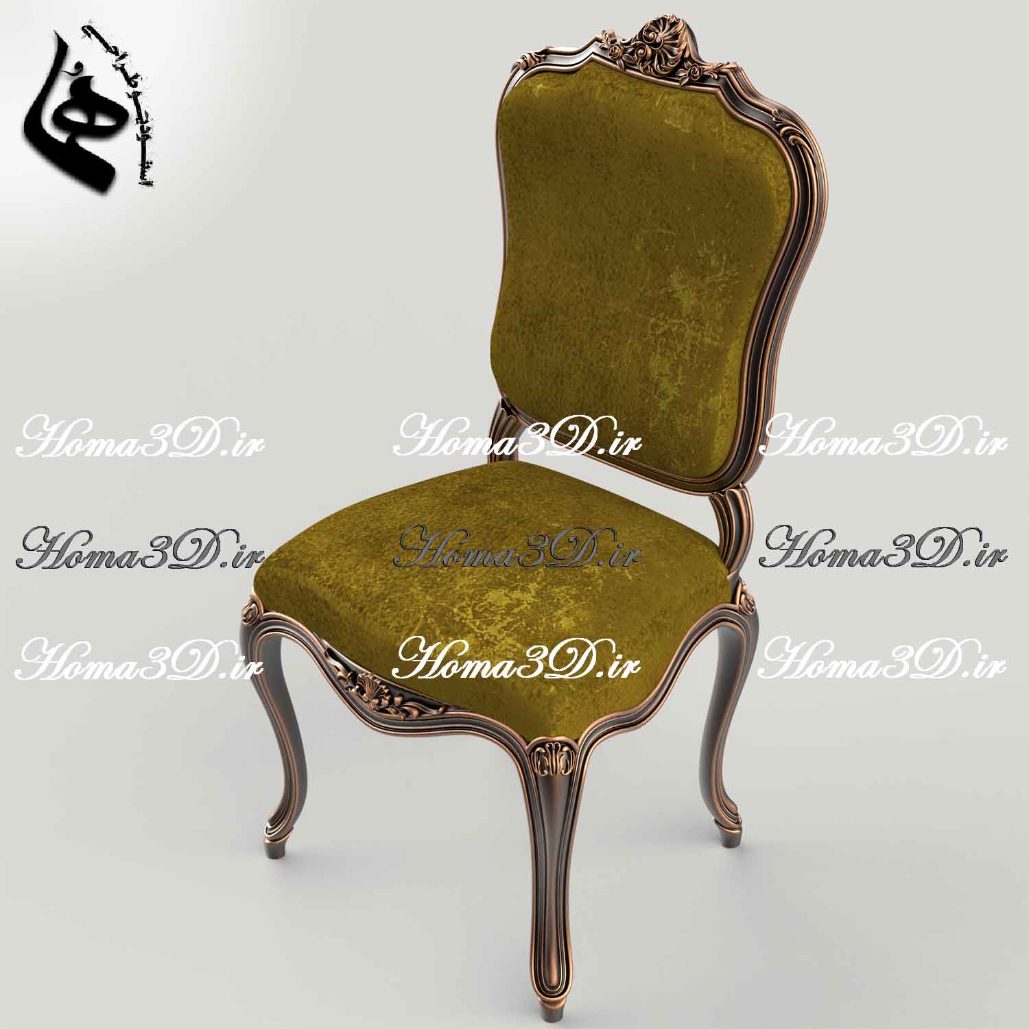 صندلی ساده منبتی-با خرید فایل صندلی ساده کم منبت کم چوب، تولید سریع، ارزان و سودده را در ک