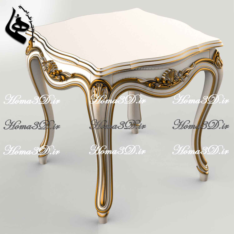 میزعسلی4تراش-میزعسلی مکعبی مستطیلی ۴ تراش زیبا – کمجا و کمچوب برای تولید