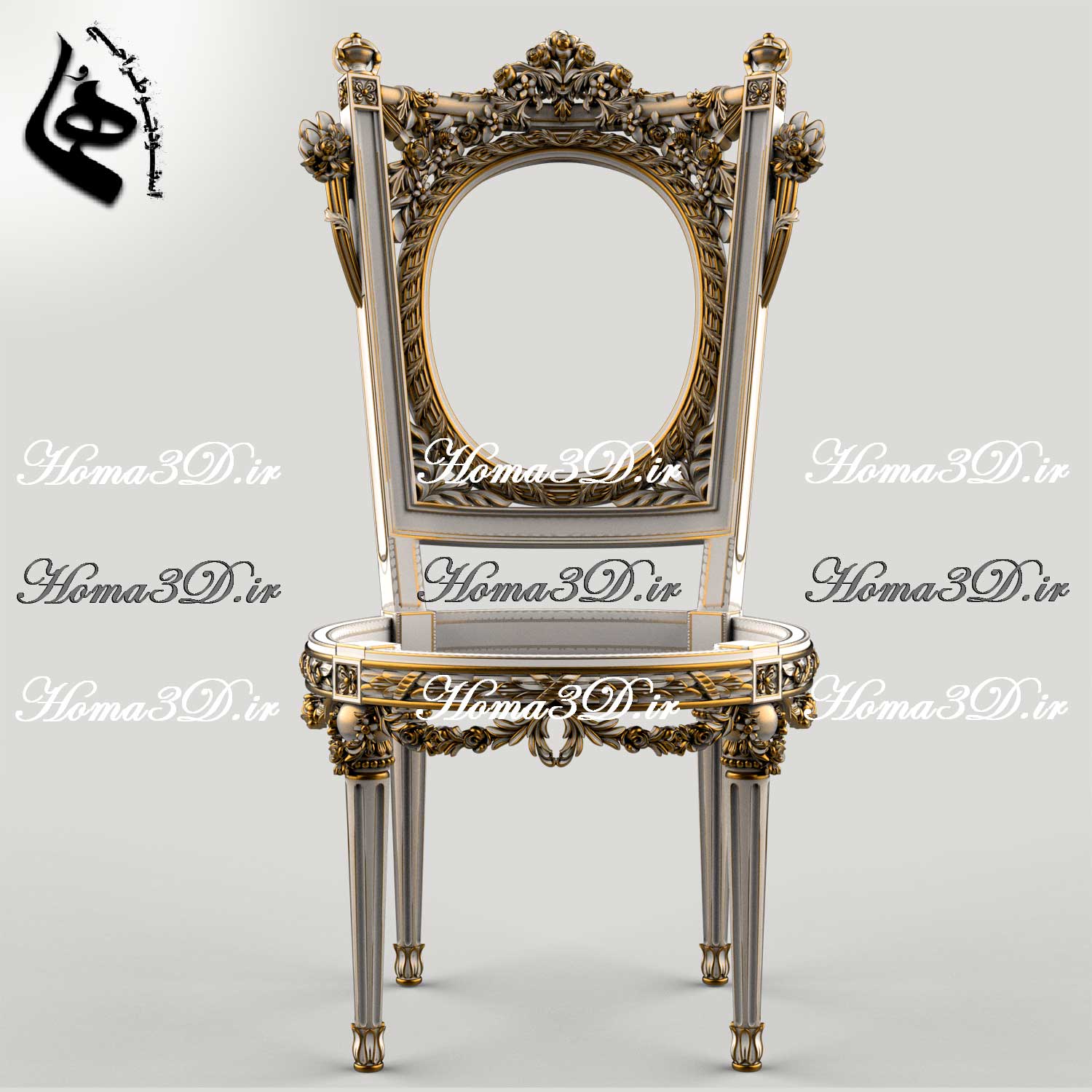 فایل طراحی سه‌بعدی مبلمان مصری با منبت دو‌رو لوکس، مناسب CNC تخت و روتاری؛ دانلود سریع با فرمت STL و وکتور EPS، JPG، DXF. طراحی اختصاصی استودیو هما.