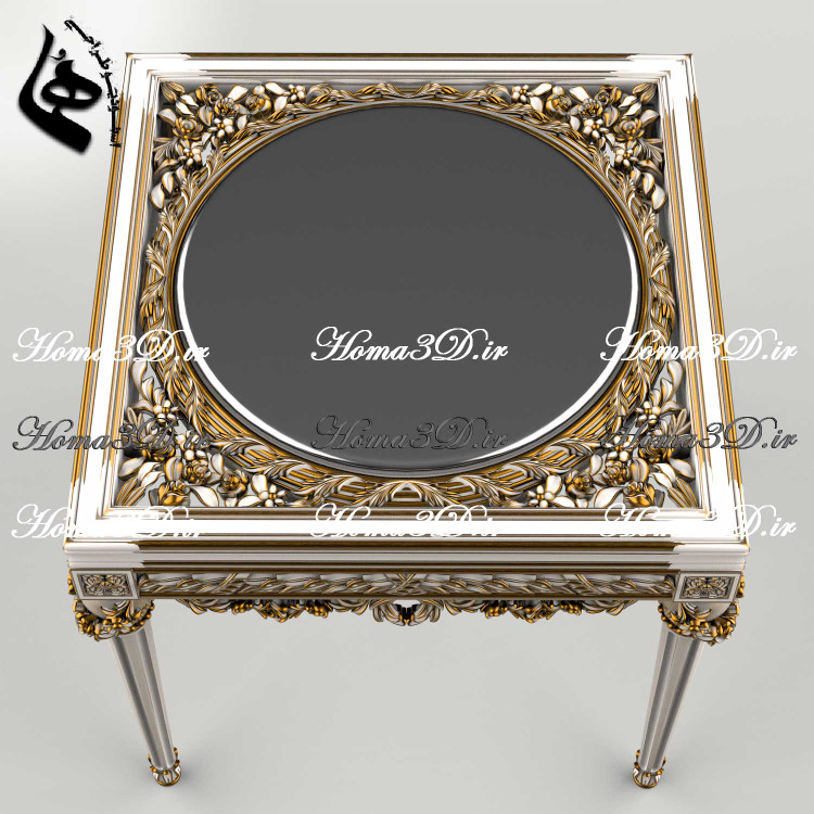 فایل طراحی سهبعدی مبلمان مصری با منبت دورو لوکس، مناسب CNC تخت و روتاری؛ دانلود سریع با فرمت STL و وکتور EPS، JPG، DXF. طراحی اختصاصی استودیو هما.