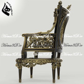 فایل3بعدی مبل سلطنتی45-فایل طراحی سهبعدی مبل پر منبت مصری دورو لوکس؛ فایل دیجیتال آماده