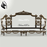 کاناپه2رو منبت لوکس مصری-فایل سهبعدی کاناپه مصری جدید؛ فایل دیجیتال آماده اجرا با CNC تخت