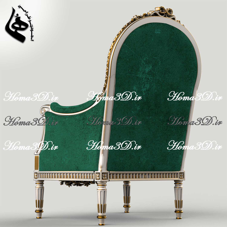 فایل سهبعدی و اسکن سهبعدی فول ست مبلمان لوکس جدید با طراحی و قالبکشی مدرن