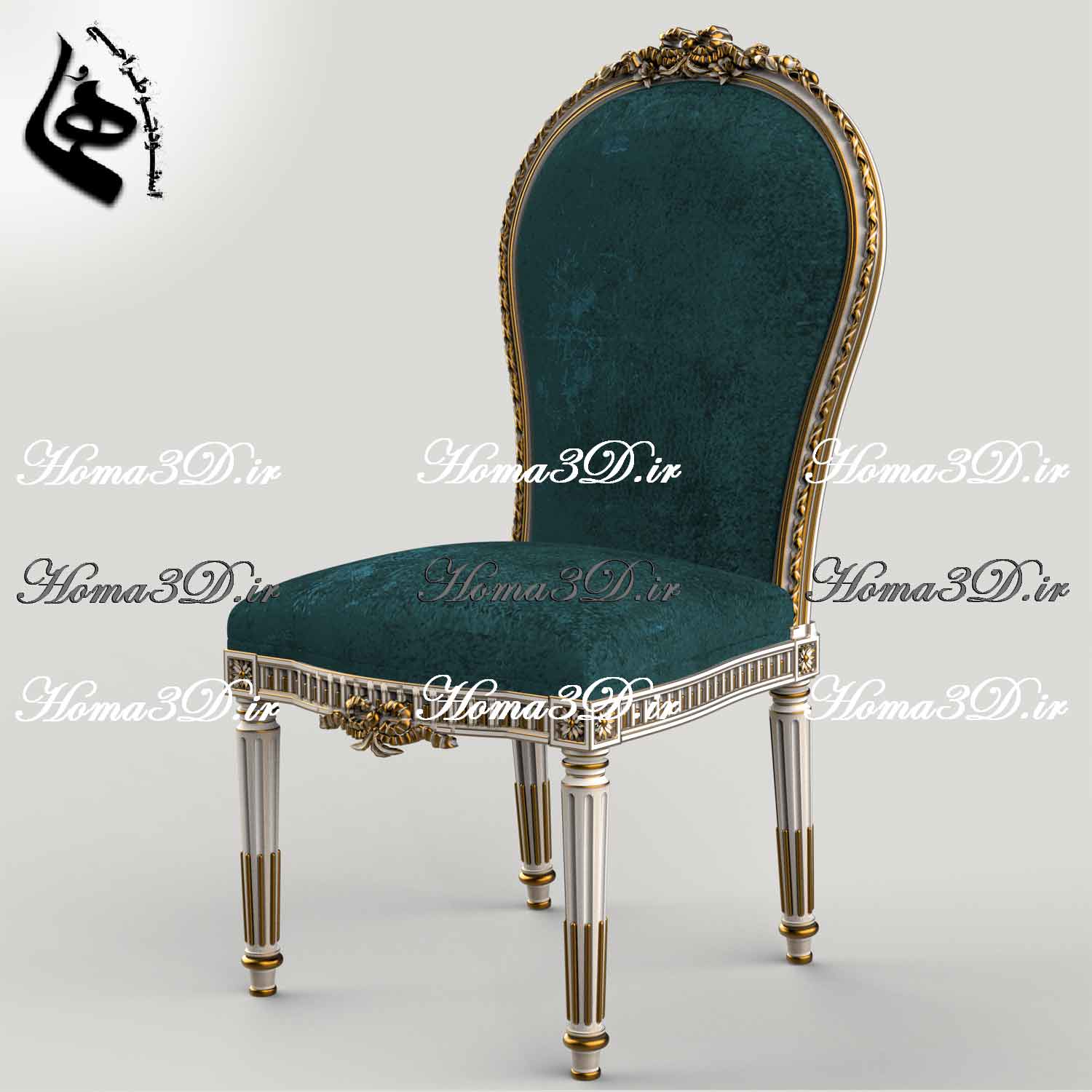 فایل سه‌بعدی و اسکن سه‌بعدی فول ست مبلمان لوکس جدید با طراحی و قالب‌کشی مدرن