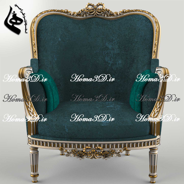 فایل طراحی سهبعدی و اسکن سهبعدی مبل لگنی با طراحی و منبت و قالبکشی جدید طبق استانداردهای روز دنیا