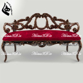 مدل سهبعدی و فایل STL نیمکت و کاناپه ۲ نفره ظریف با طراحی و منبت خاص، قالبکشی زیبا، کمچوب، لوکس و جدید