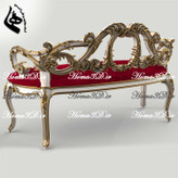 مدل سهبعدی و فایل STL نیمکت و کاناپه ۲ نفره ظریف با طراحی و منبت خاص، قالبکشی زیبا، کمچوب، لوکس و جدید