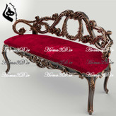 مدل سهبعدی و فایل STL نیمکت و کاناپه ۲ نفره ظریف با طراحی و منبت خاص، قالبکشی زیبا، کمچوب، لوکس و جدید