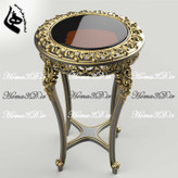 فایل طراحی 3بعدی میزعسلی لوکس پر منبت قالب سنگین مصری برای تولید با سی ان سی و چوب