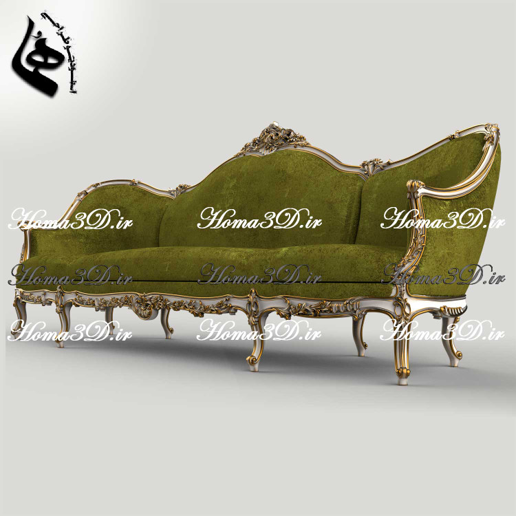 فایل دانلودی طراحی 3بعدی مبلمان با طراحی منبت و قالب کشی جدید