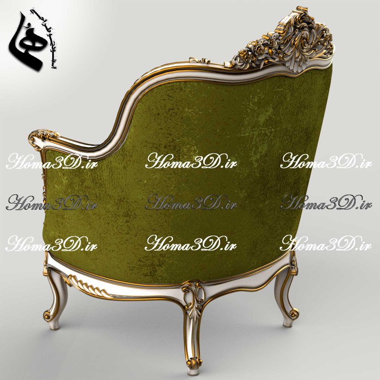 مدل 3بعدی مبل-فایل طراحی3بعدی مبل منبتی50