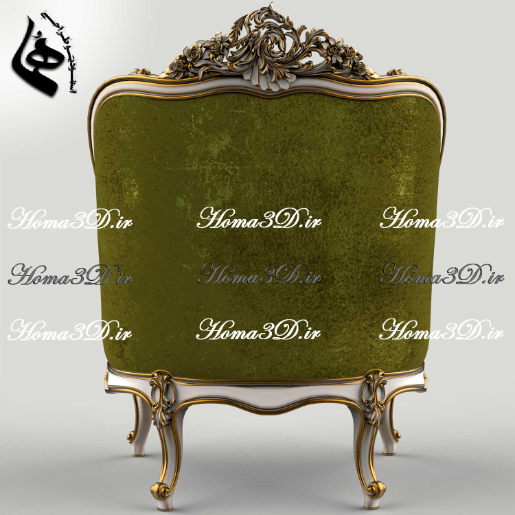 مدل 3بعدی مبل-فایل طراحی3بعدی مبل منبتی50