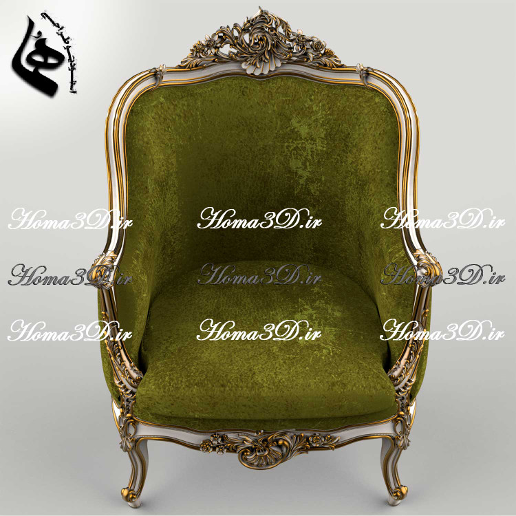 مدل 3بعدی مبل-فایل طراحی3بعدی مبل منبتی50