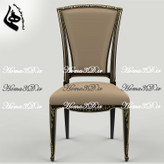 فایل طراحی 3بعدی صندلی ظریف با منبت ریز و کلاسیک ایتالیایی