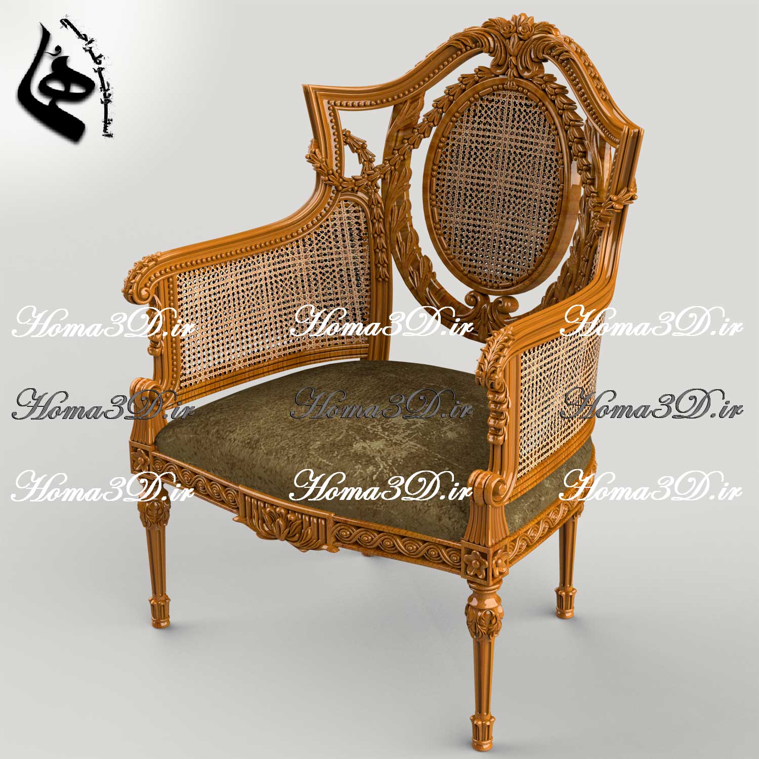 تولید آسان مبلمان‌هایی با منبت و قالب سنگین با طراحی سه‌بعدی کاملاً مهندسی‌شده استودیو طراحی هما