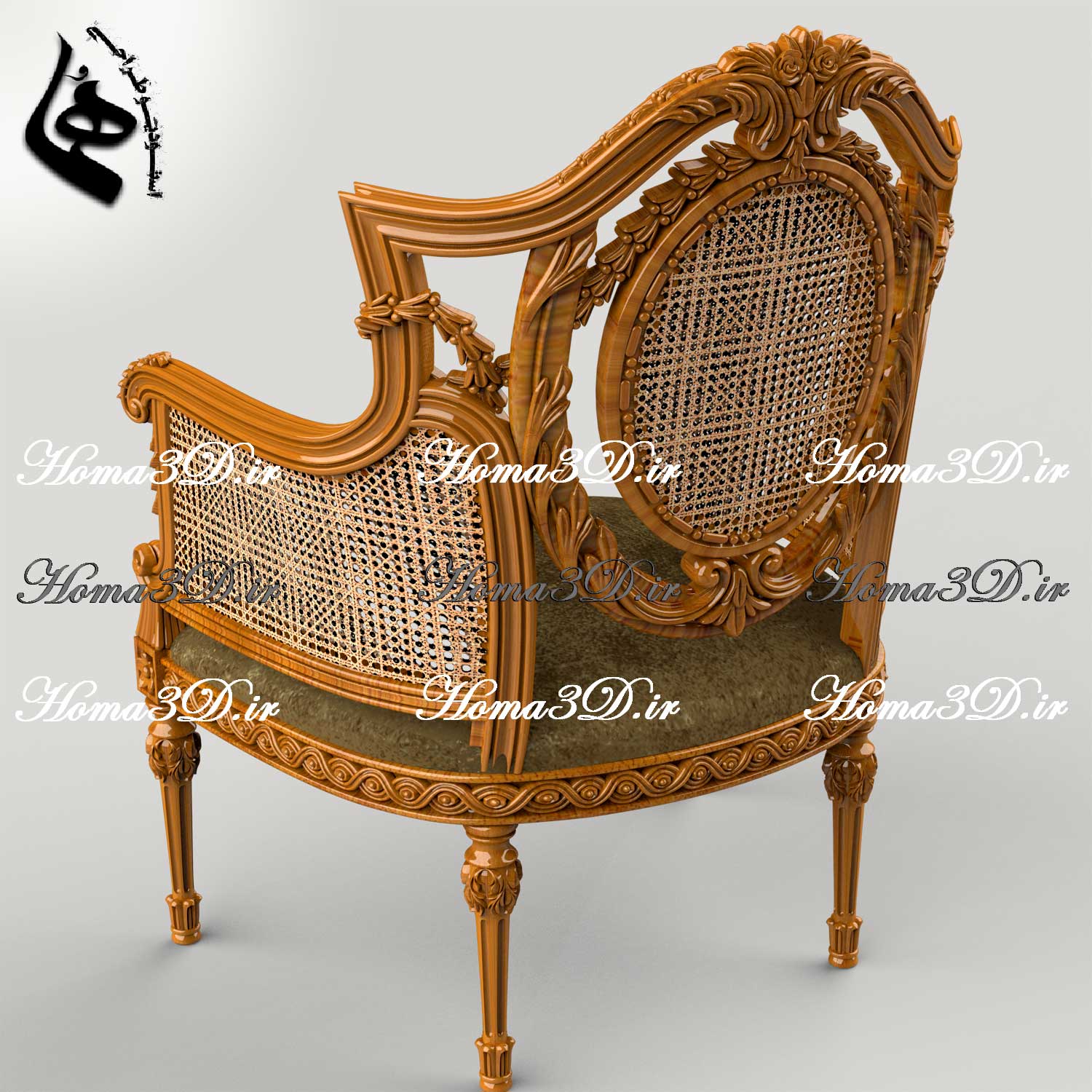 تولید آسان مبلمان‌هایی با منبت و قالب سنگین با طراحی سه‌بعدی کاملاً مهندسی‌شده استودیو طراحی هما