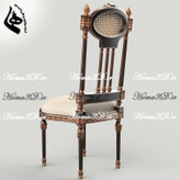 طراحی سهبعدی صندلی با ظرافت و استایل کلاسیک ایتالیا، دو رو منبت جذاب