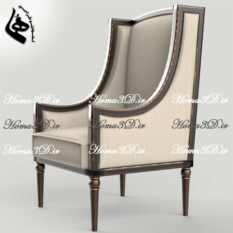 فایل طراحی 3بعدی دانلودی مبل ابزاری بدون منبت راحتی با فریم زیبا