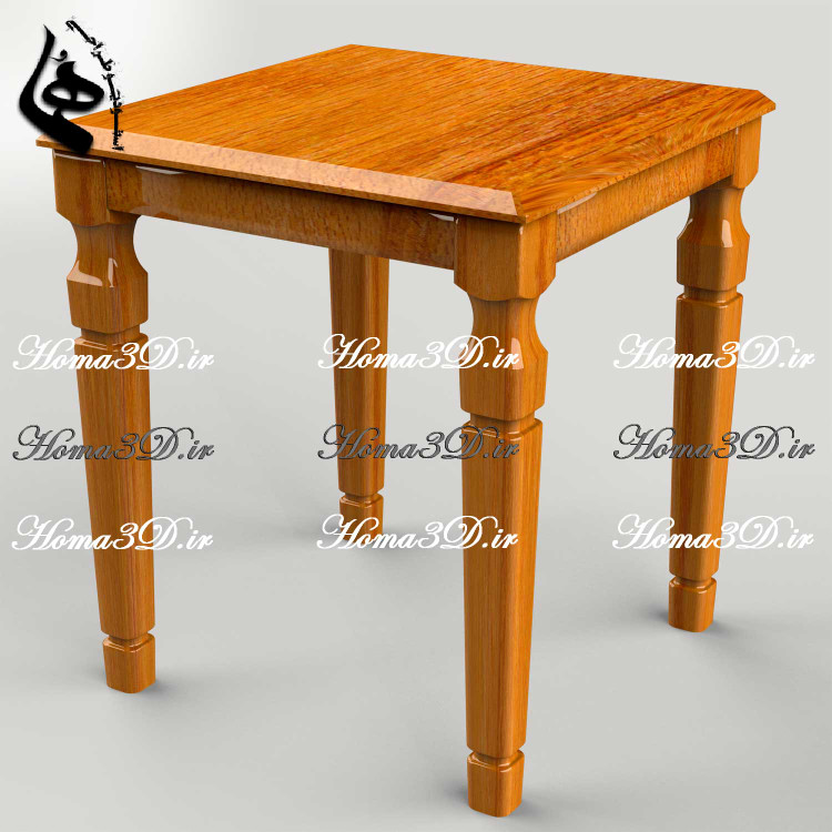فایل طراحی و اسکن 3بعدی میز عسلی ابزاری بدون منبت