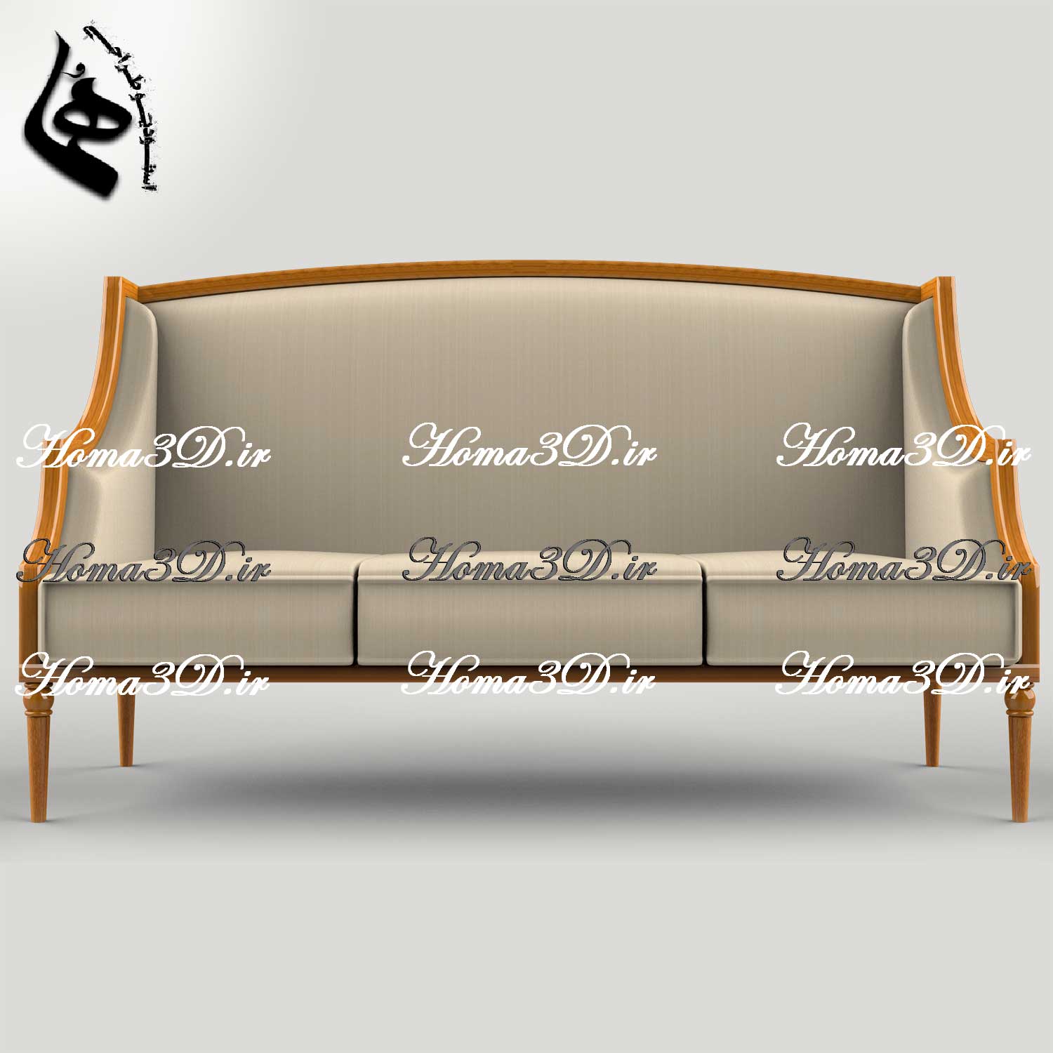 فایل طراحی و اسکن سه‌بعدی کاناپه ابزارخورده برای تولید در کارگاه‌های نجاری و CNC مدرن و خوش‌فروش