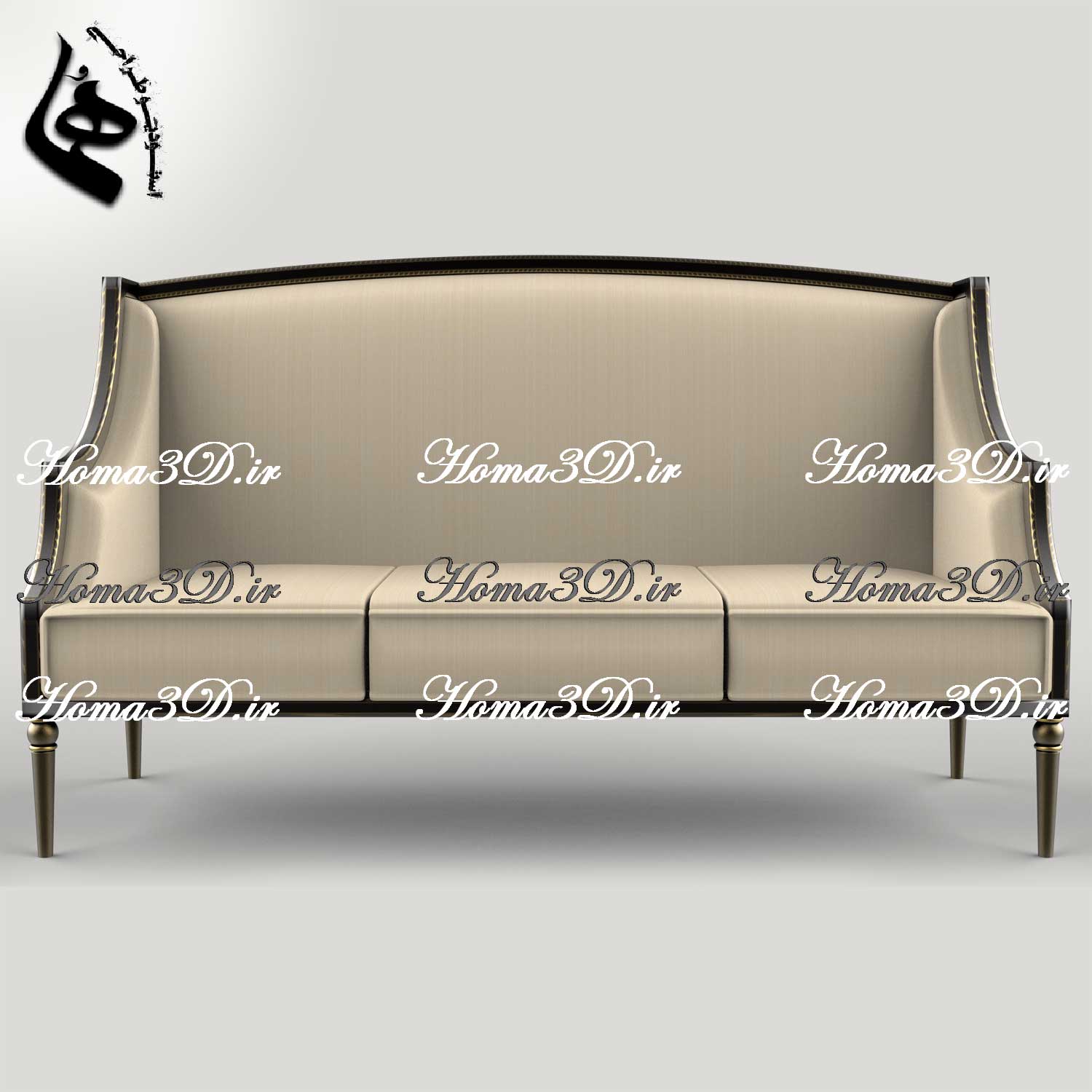 فایل طراحی و اسکن سه‌بعدی کاناپه ابزارخورده برای تولید در کارگاه‌های نجاری و CNC مدرن و خوش‌فروش