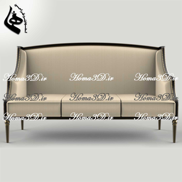 فایل طراحی و اسکن سهبعدی کاناپه ابزارخورده برای تولید در کارگاههای نجاری و CNC مدرن و خوشفروش