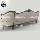 فایل طراحی سهبعدی کاناپه کینگسایز با منبت سنگین و ریز، شیک و خاص