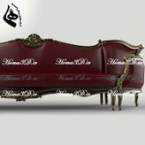 فایل طراحی سهبعدی کاناپه کینگسایز با منبت سنگین و ریز، شیک و خاص