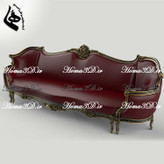 فایل طراحی سهبعدی کاناپه کینگسایز با منبت سنگین و ریز، شیک و خاص