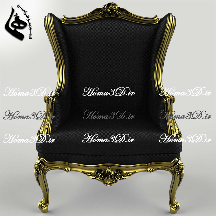 قالب مبل کوئین راشل طراحی 3بعدی برای تولید در نجاری با سی ان سی چوب