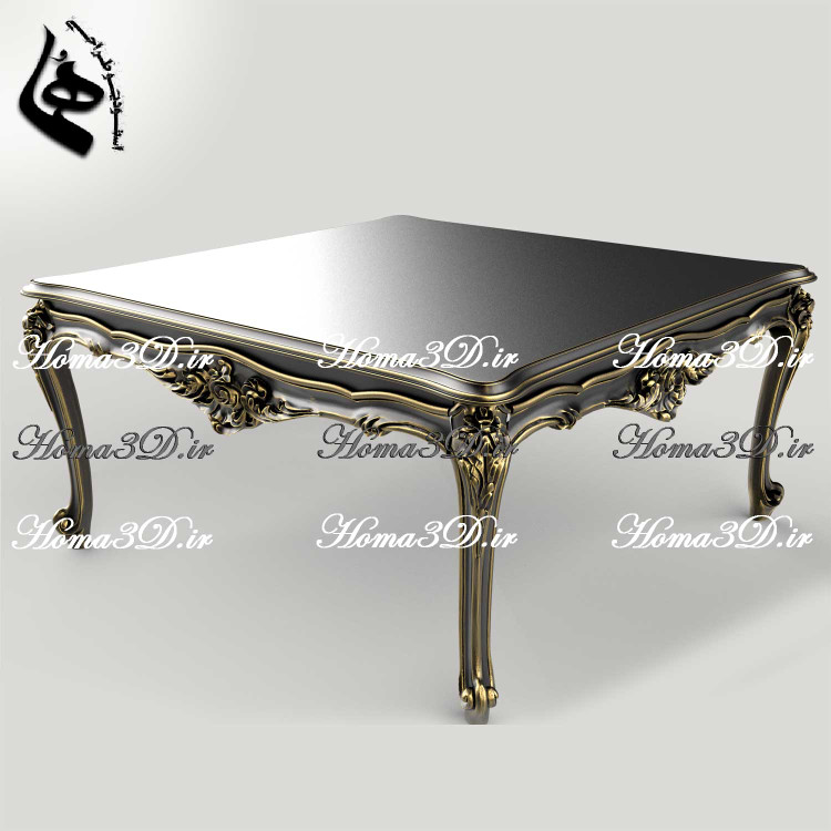 فایل طراحی و اسکن 3بعدی میز جلومبلی مدل راشل برای تولید با سیانسی