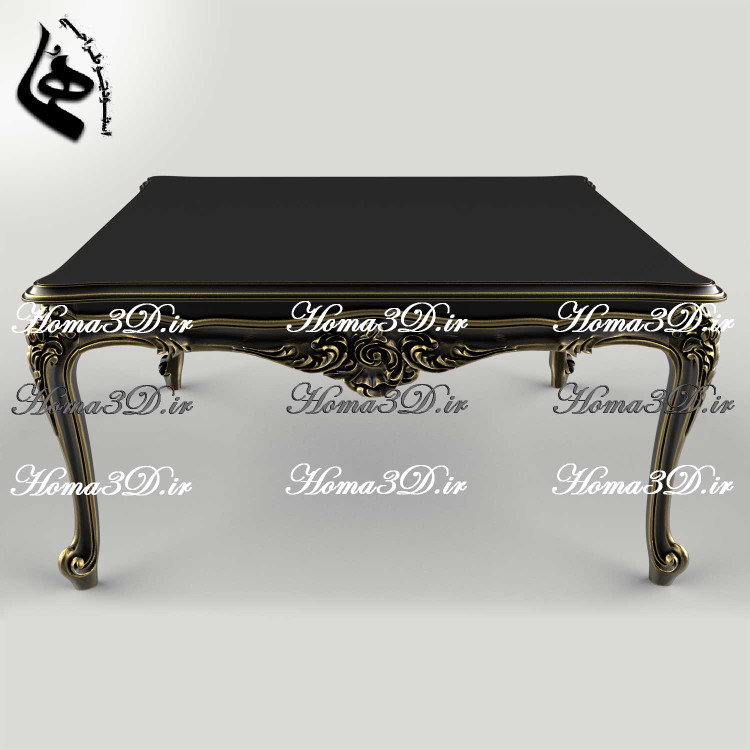 فایل طراحی و اسکن 3بعدی میز جلومبلی مدل راشل برای تولید با سیانسی