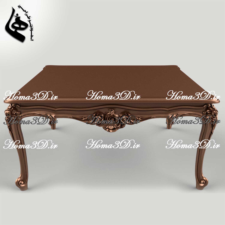 فایل طراحی و اسکن 3بعدی میز جلومبلی مدل راشل برای تولید با سیانسی