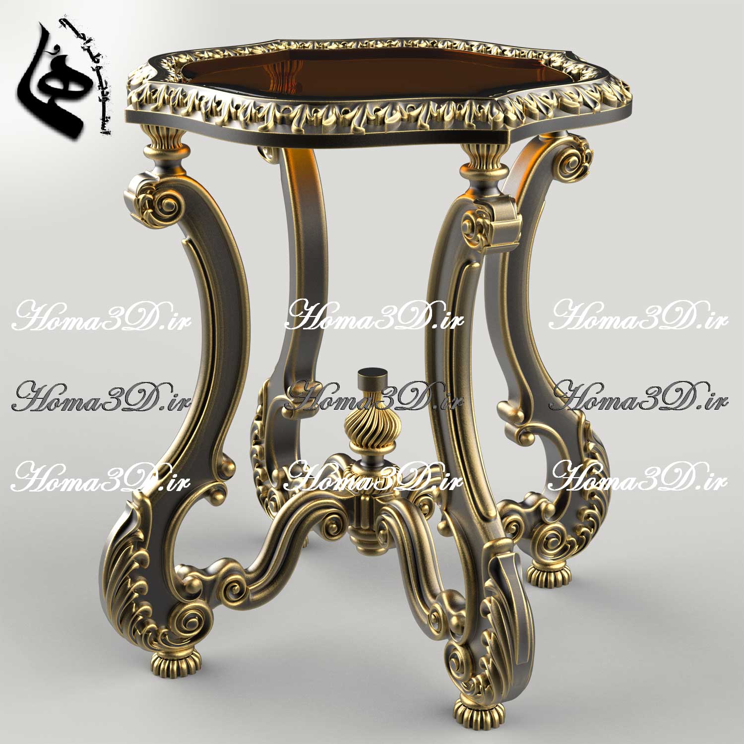 میز عسلی جدید و گرد راشل با طراحی و قالب خاص | خرید فایل STL و اسکن سه‌بعدی برای تولید