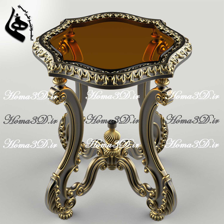 میز عسلی جدید و گرد راشل با طراحی و قالب خاص | خرید فایل STL و اسکن سهبعدی برای تولید