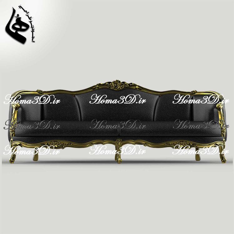 فایل STL با قالب چوبگیری مدل کاناپه راشل - طراحی حرفهای برای تولید با CNC چوب