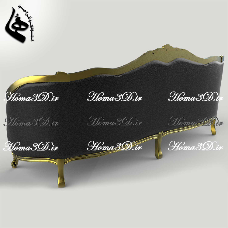 فایل STL با قالب چوبگیری مدل کاناپه راشل - طراحی حرفهای برای تولید با CNC چوب