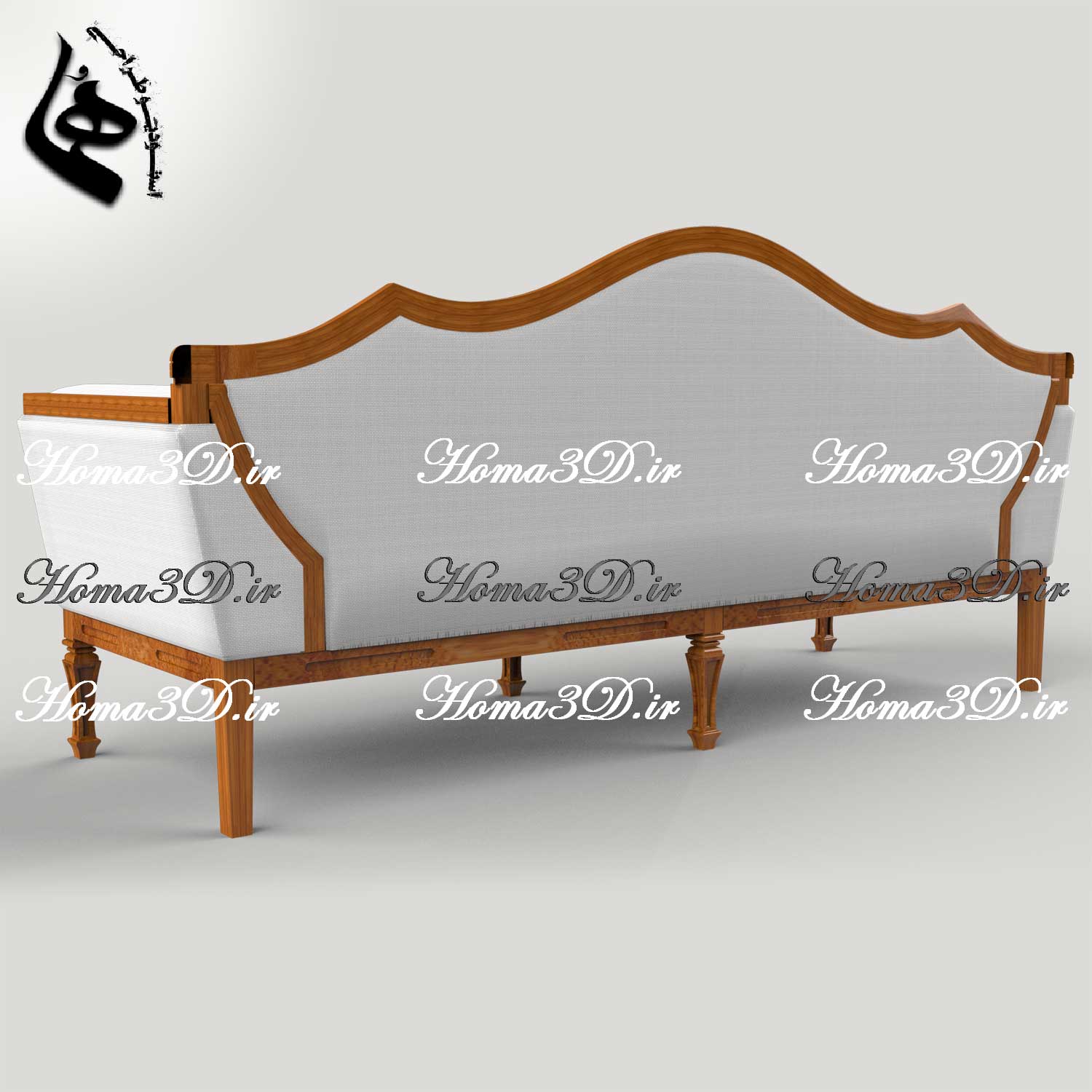 خرید و دانلود فایل طراحی و اسکن سه‌بعدی کاناپه ابزاری بدون منبت با قالب‌کشی جدید و مدرن