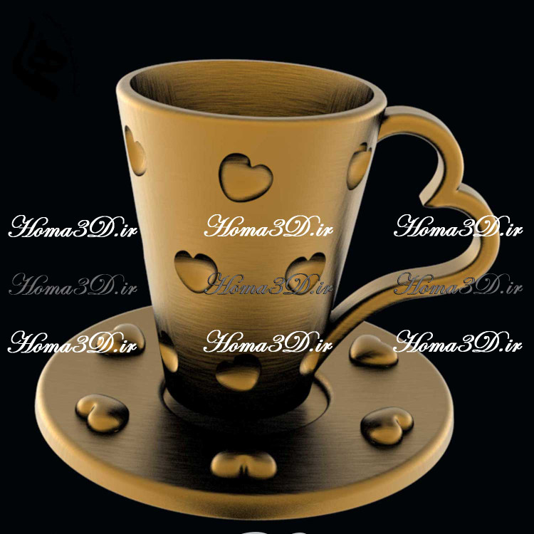 فایل طراحی 3بعدی دانلودی کوکسا – لیوان چوبی با طراحی قلبی زیبا، جذاب و بهروز